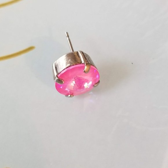 Sorrelli Pink Stud Earrings - Picture 4 of 14